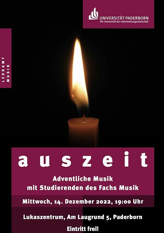 Universit T Paderborn News Item Adventskonzert Auszeit